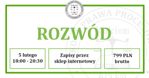 Rozwód - wykład on-line 