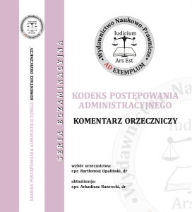 KODEKS POSTĘPOWANIA ADMINISTRACYJNEGO