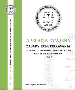 APELACJA CYWILNA zasady konstruowania
